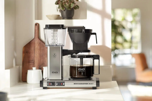 MOCCAMASTER - AUTOMATIC FILTER COFFEE MACHINE - SILVER