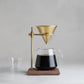 KINTO - SLOW COFFEE SET 4 CUPS - GOLD